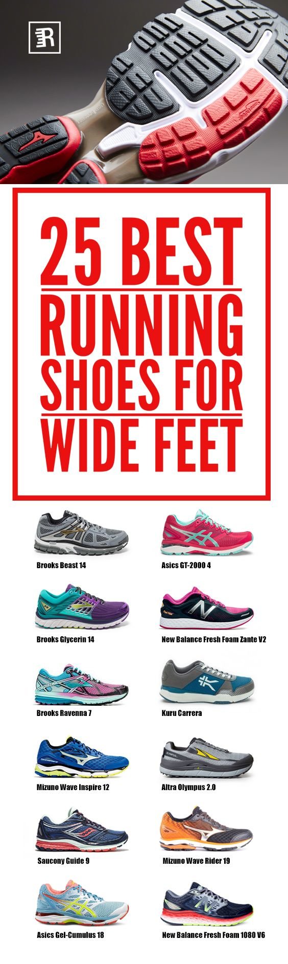 wide width running shoes